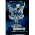 24% Lead Crystal Giant Vase Award w/ Base (14 1/2")